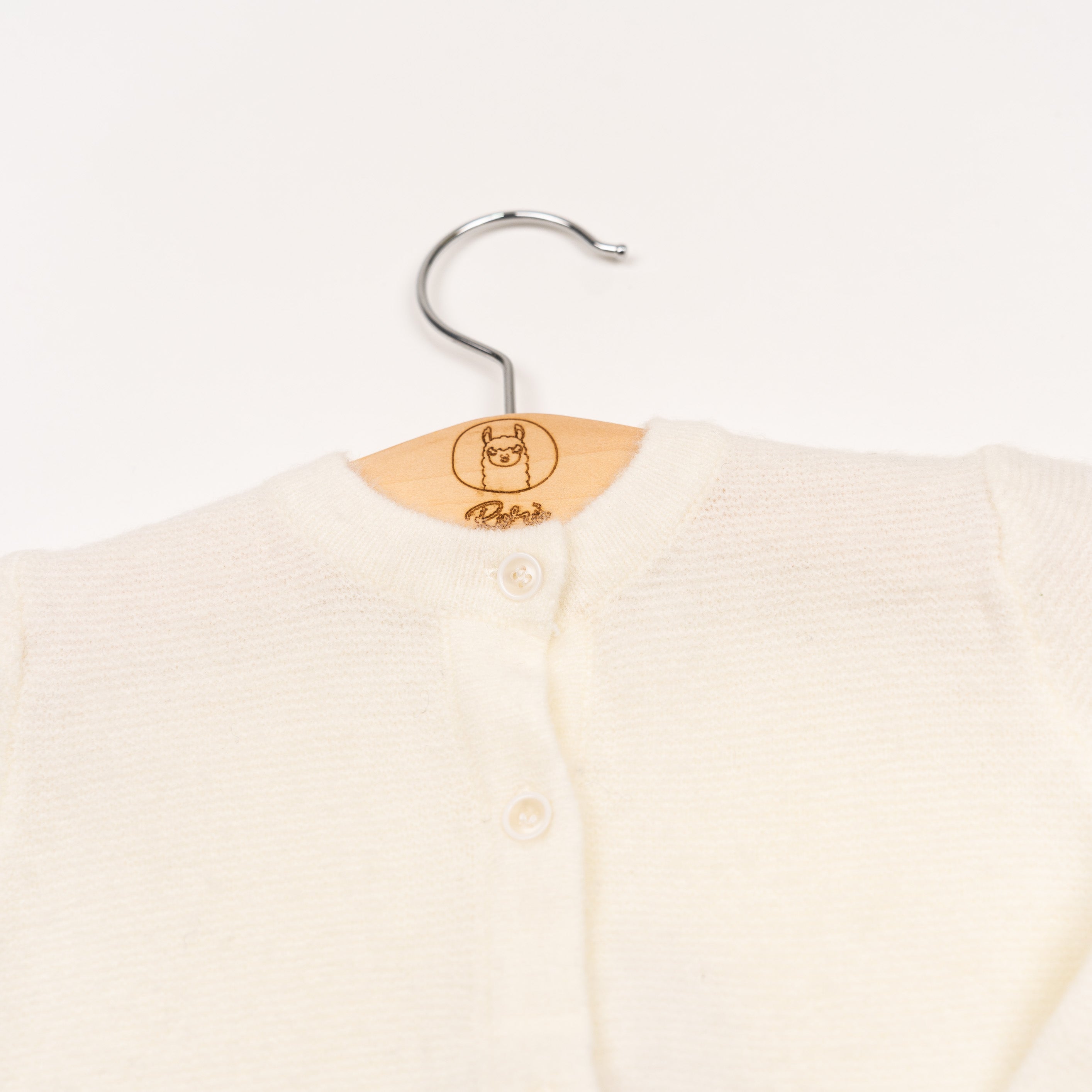 Cardigan basic con bottoncini Bianco