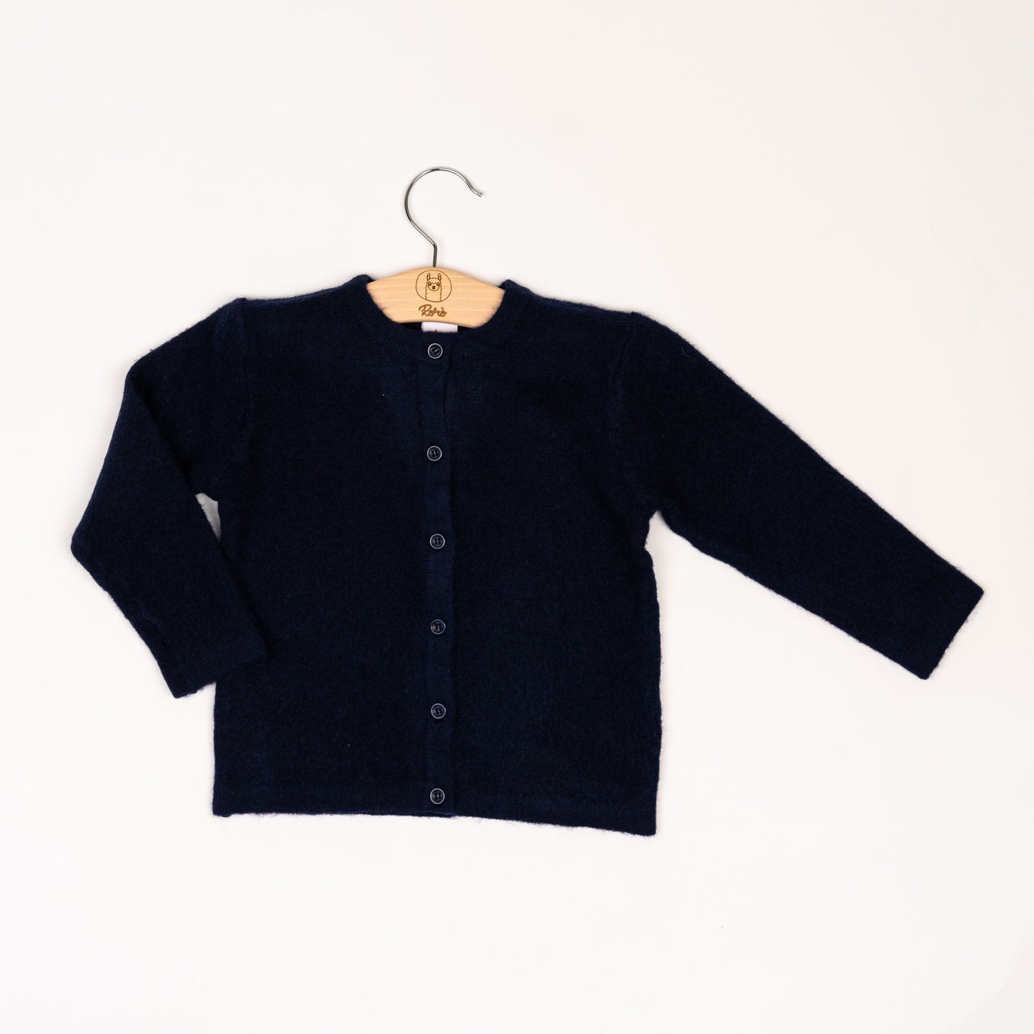 Cardigan basic con bottoncini Blu