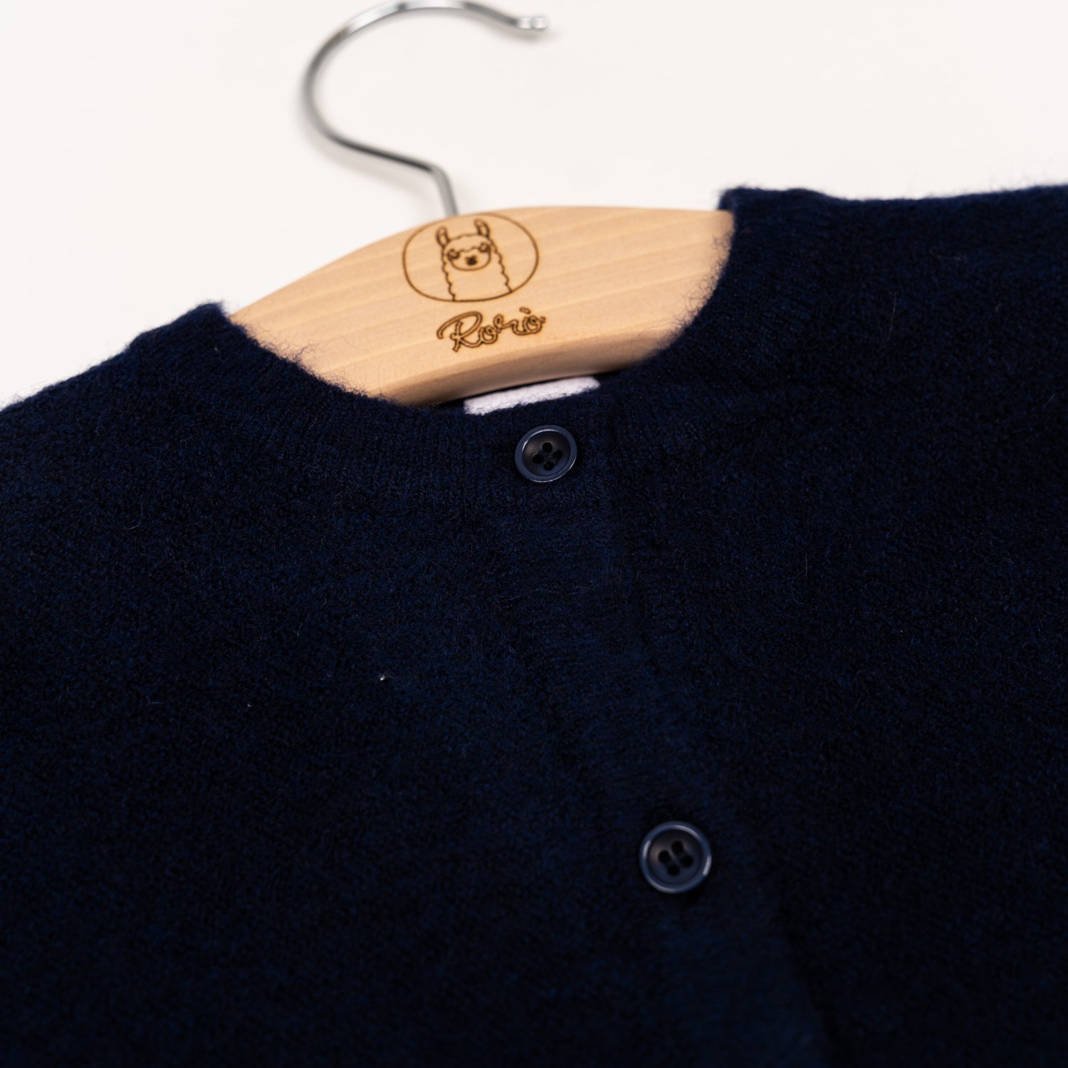 Cardigan basic con bottoncini Blu