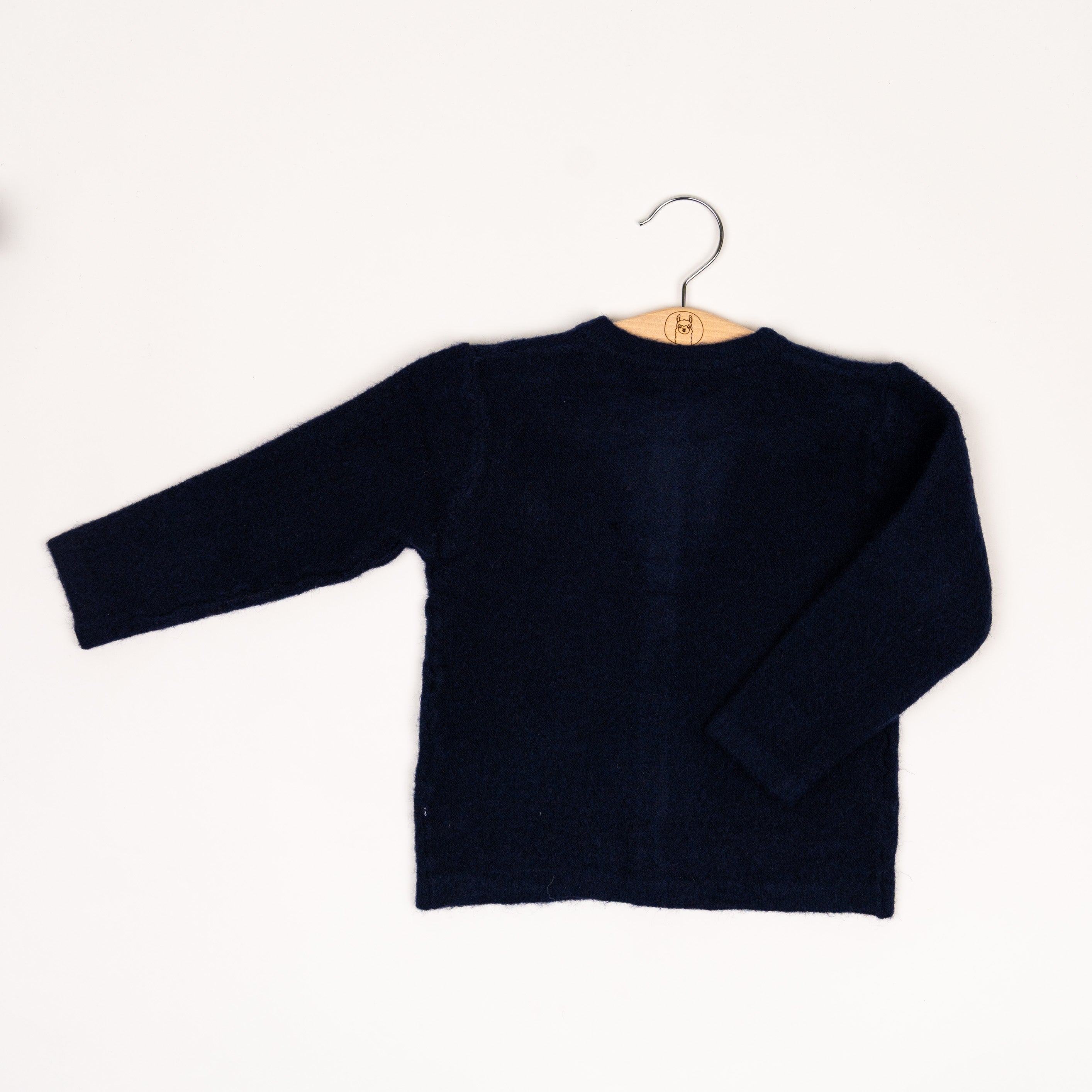 Cardigan basic con bottoncini Blu