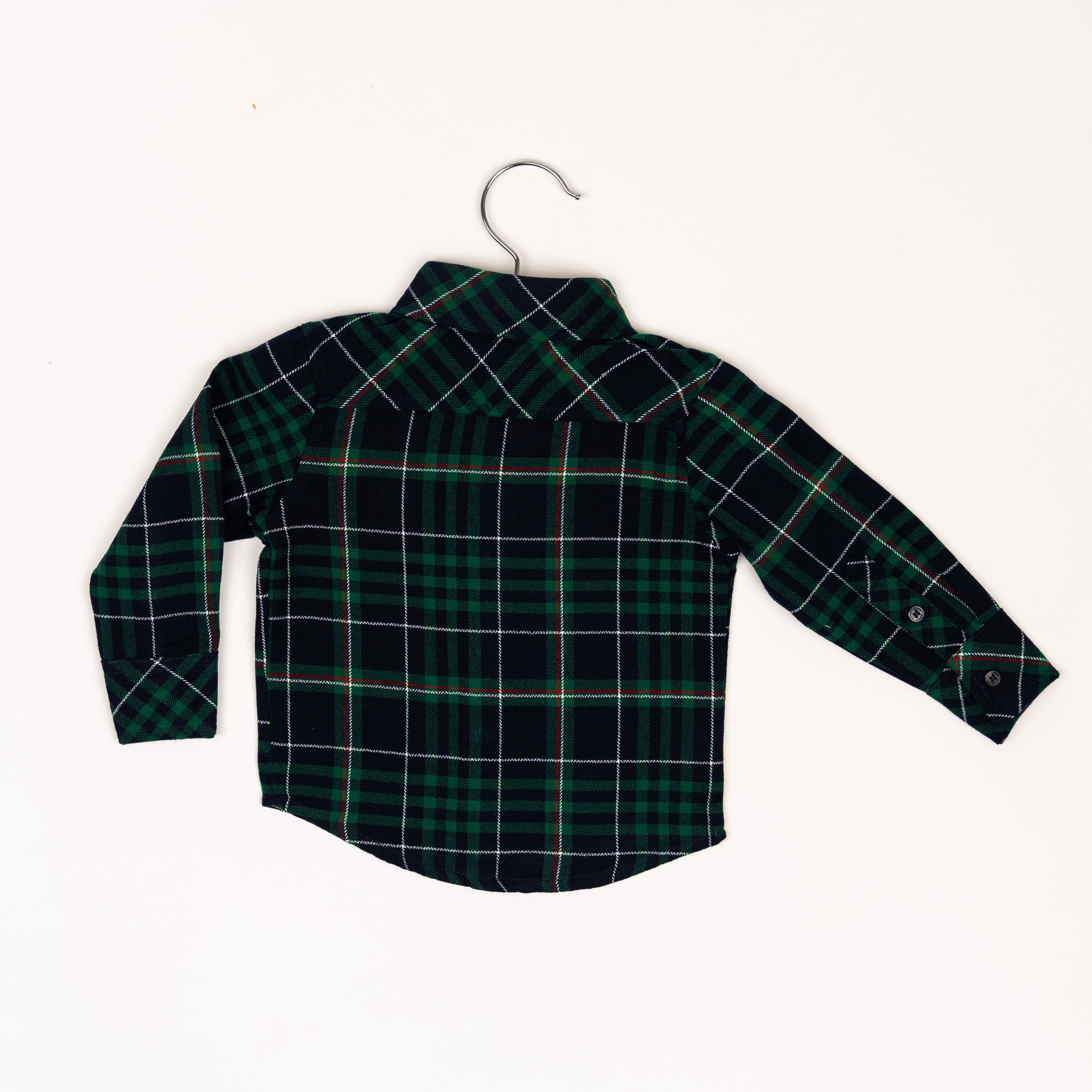 Camicia scozzese Verde