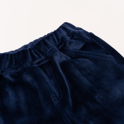 Pantalone in velluto Blu