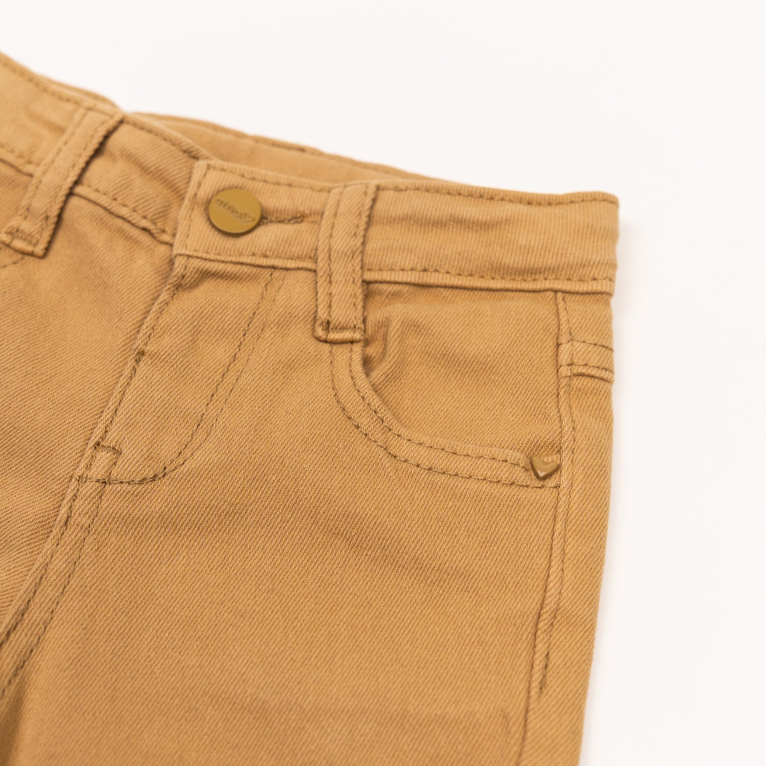 Jeans sfrangiato Beige