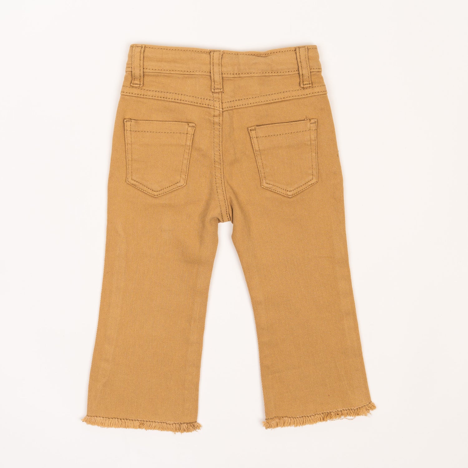 Jeans sfrangiato Beige