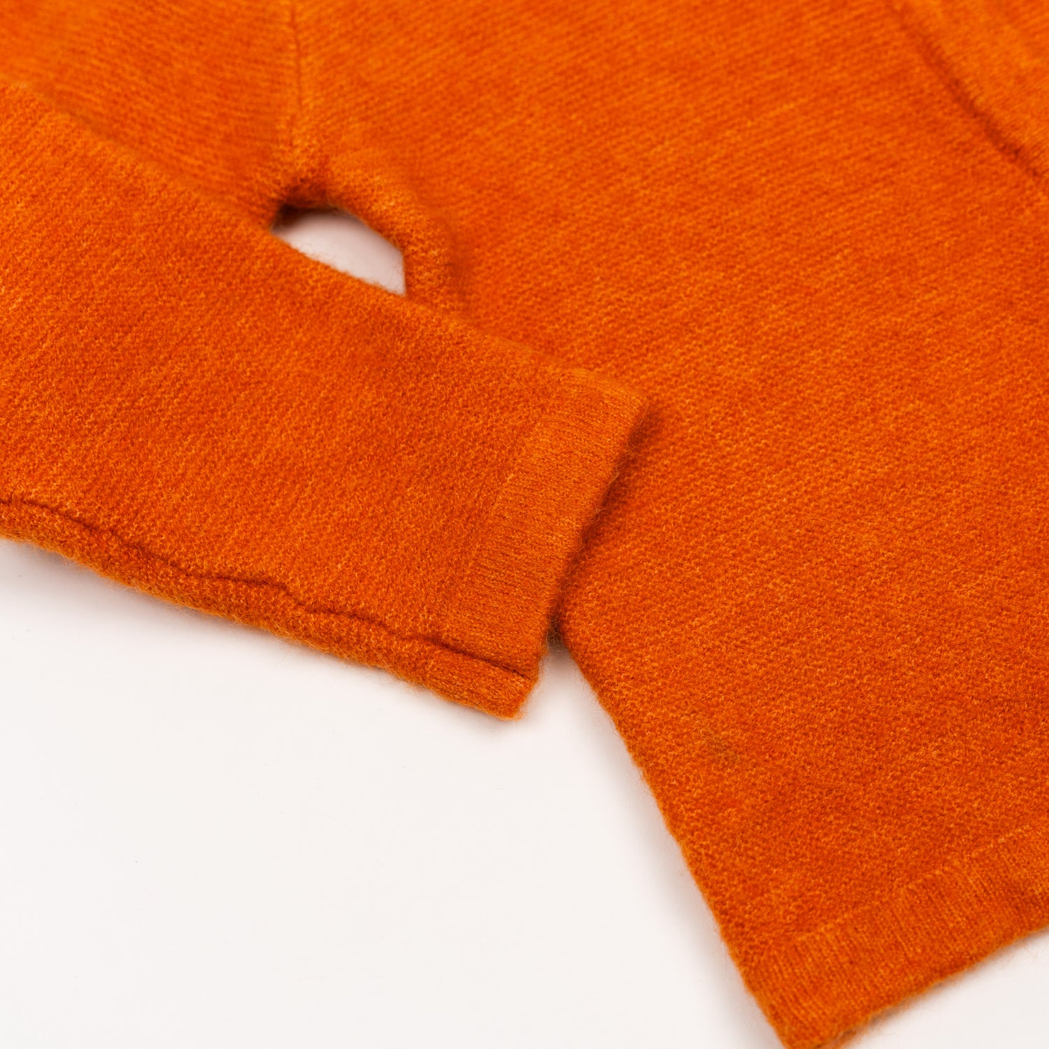 Cardigan basic con bottoncini Arancio