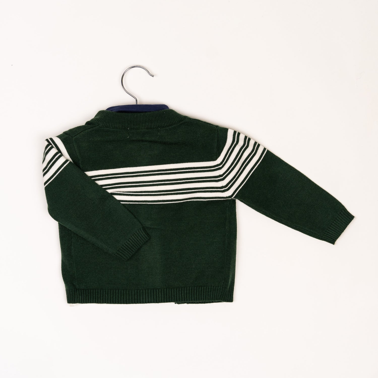 Set Cardigan zip+Polo orsetto Verde