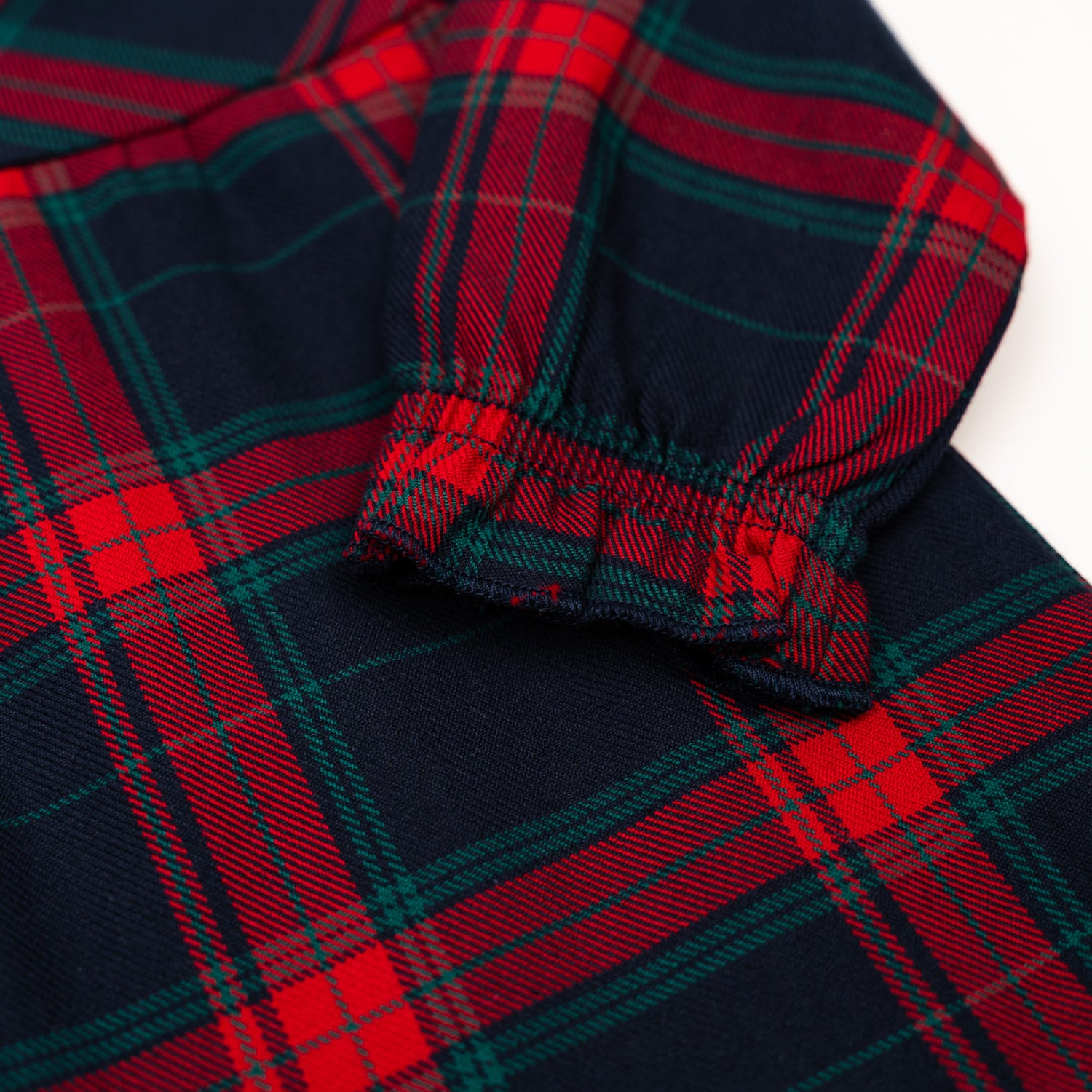 Abito/Camicia tartan Rosso e blu